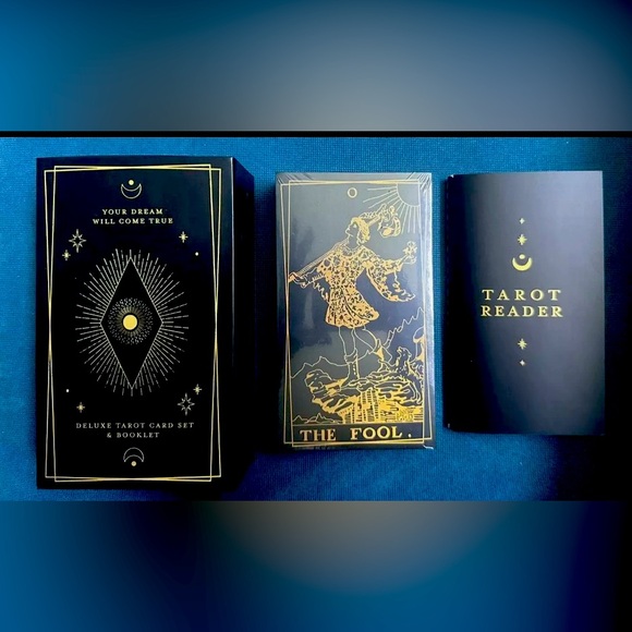 La Muci Other - NEW Large - La Muci Your Dream Will Come True Black Gold & Tarot Fortune Cards